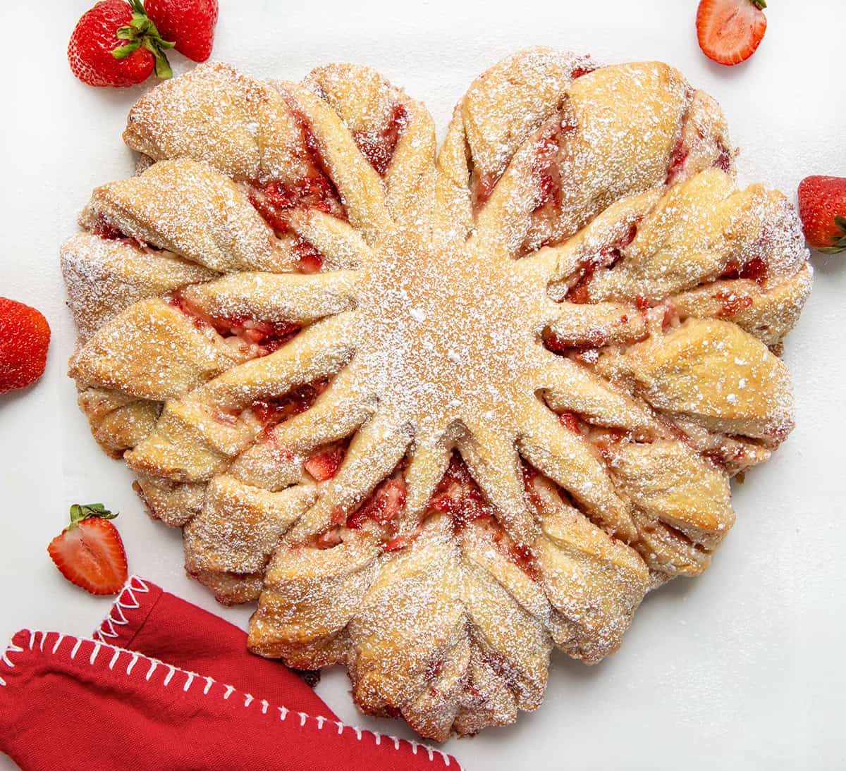 Strawberry Heart Bread