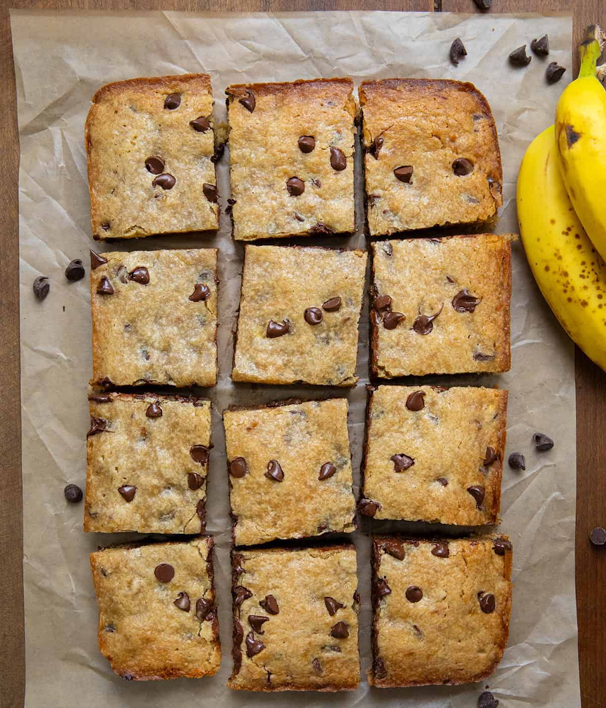 Banana Chocolate Chip Bars