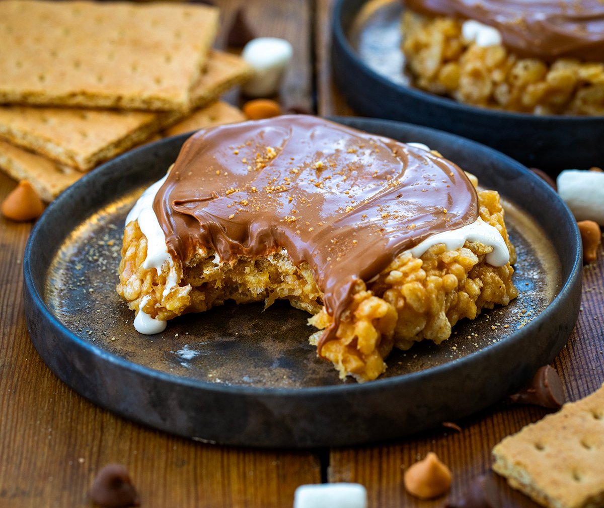 Single Serve S'mores Scotcheroo