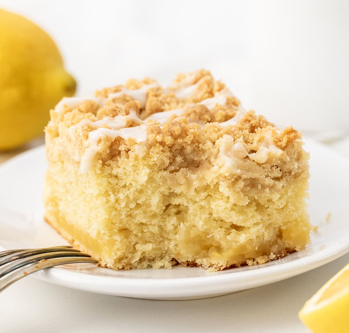 If you love coffee cake and tangy lemon flavors, you’re going to fall for this Lemon Curd Coffee Cake, made with my homemade lemon curd! It’s soft, tender, and topped with buttery, golden crumbs that add the perfect crunch to every bite!