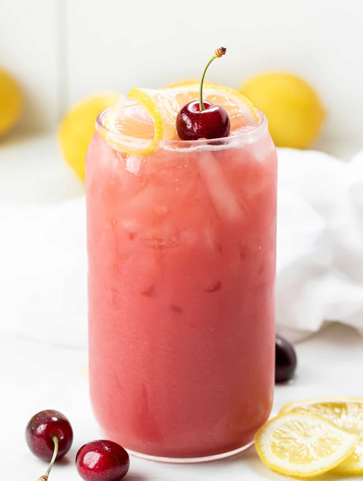 Creamy Cherry Lemonade - The Best Summer Drink!
