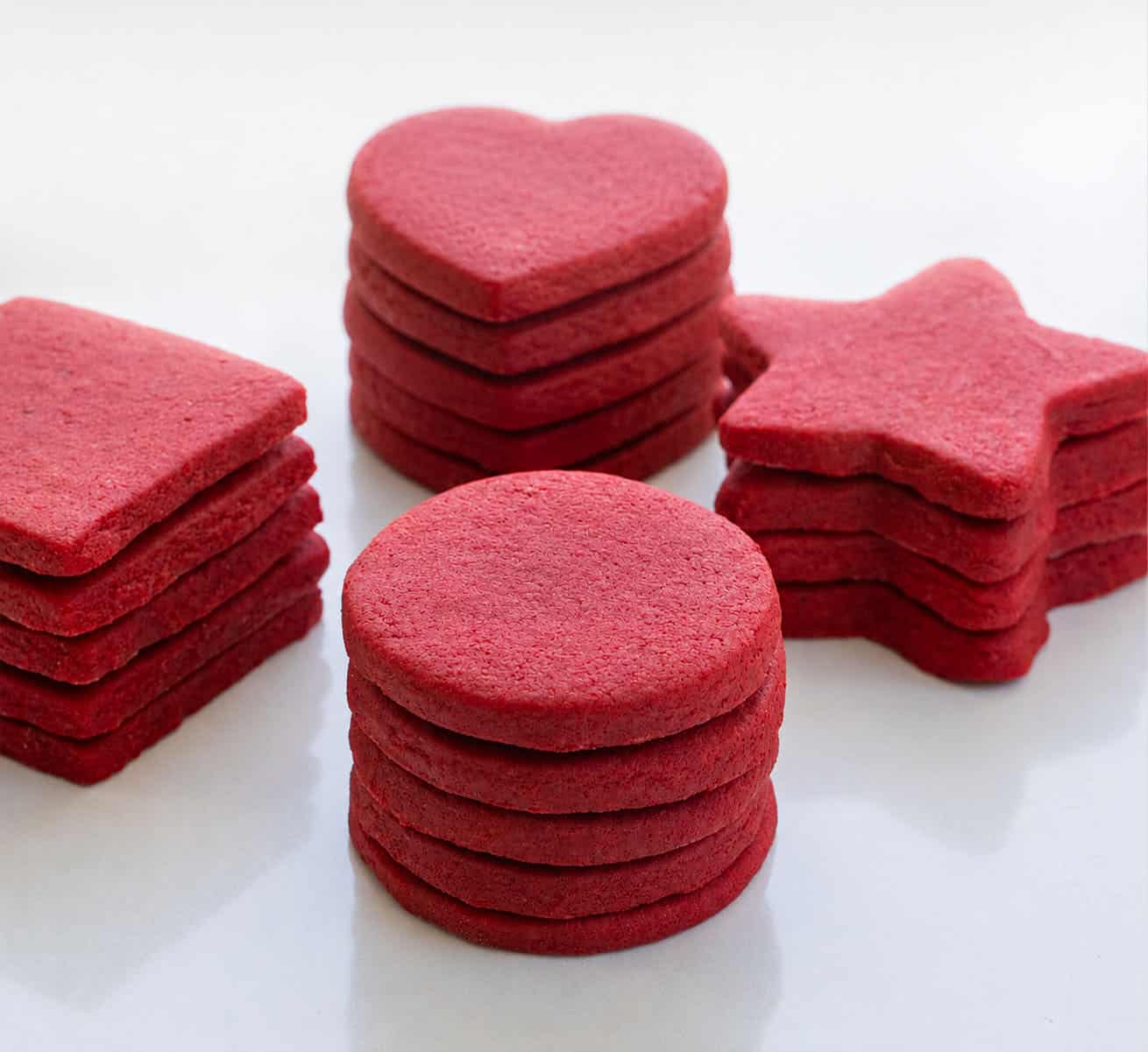 Red Velvet Cut-Out Sugar Cookies