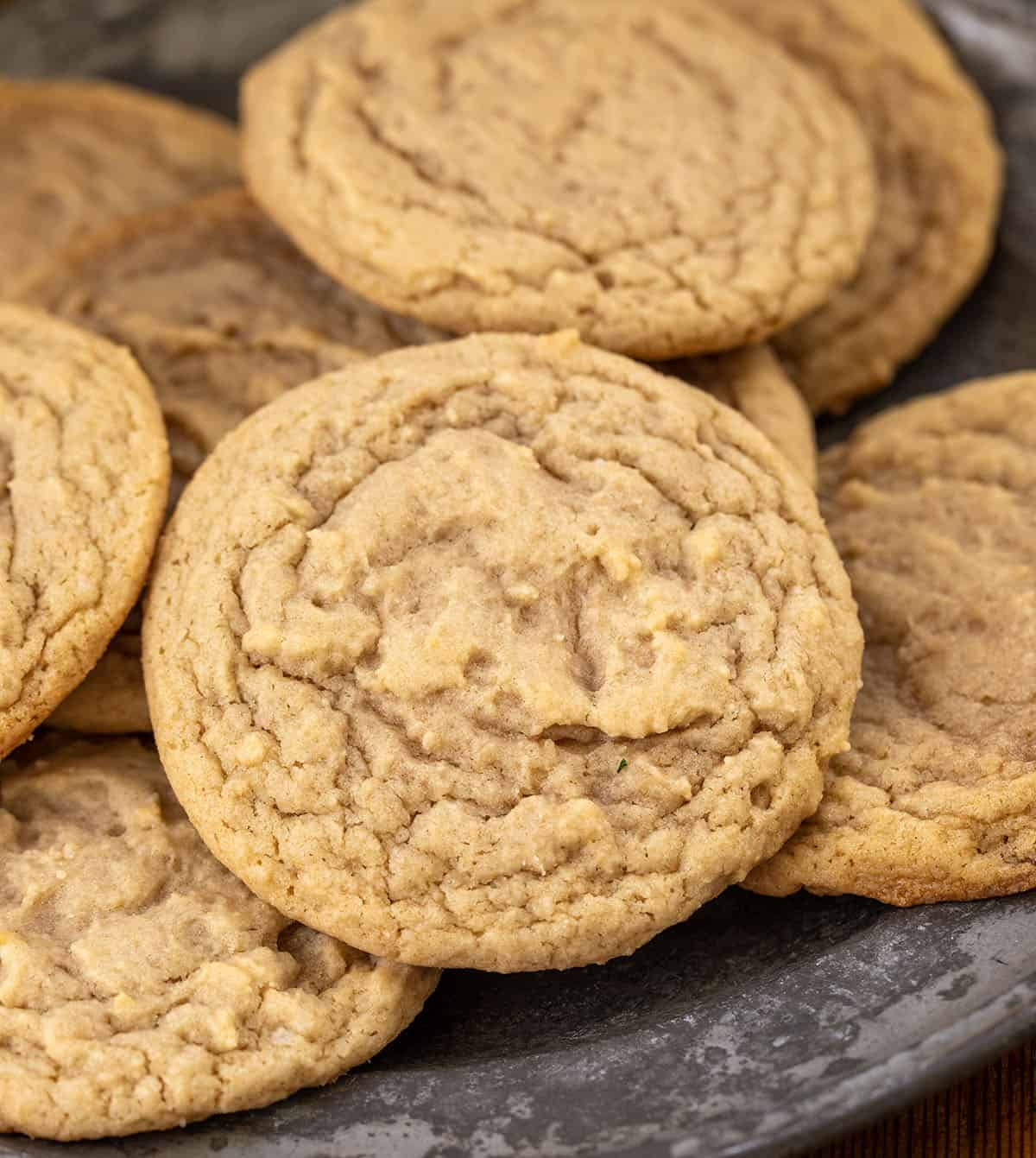 Close up of Maple Cookies.