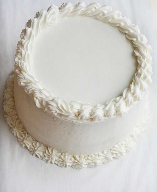 All White Birthday Cake