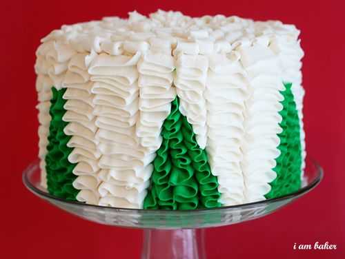 Surprise Inside Christmas Tree Cake - The Loopy Whisk