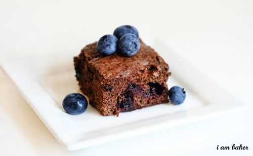  Blueberry  Brownies  i am baker