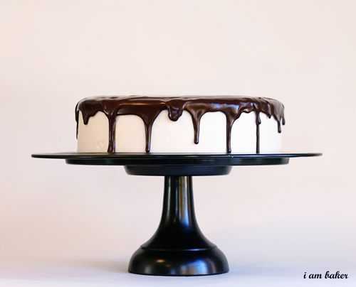 Boo-tiful Halloween Cake with chocolate ganache