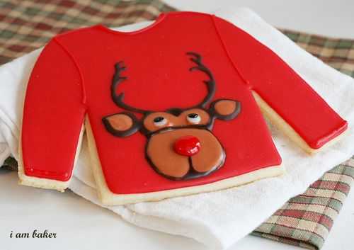 Ugly Christmas Sweater Cookies! #uglysweatercookies