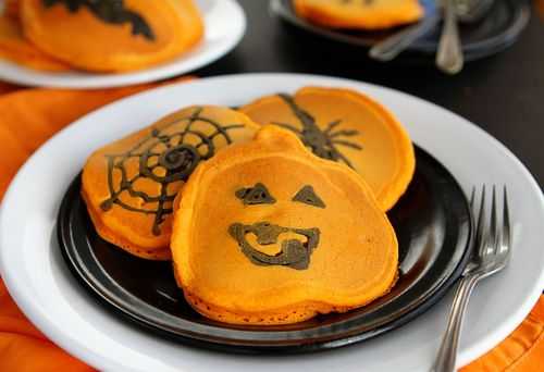 Halloween Pumpkin Pancakes Recipe 