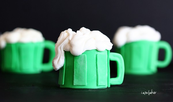 Beer Mugs - St. Patrick's Day Pub Edible Drink Toppers 50ct