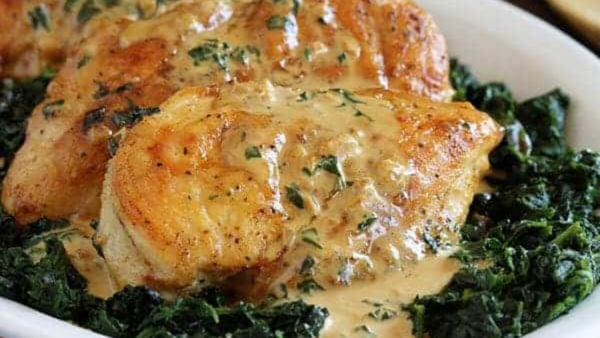 Perfect Chicken Florentine Video I Am Baker